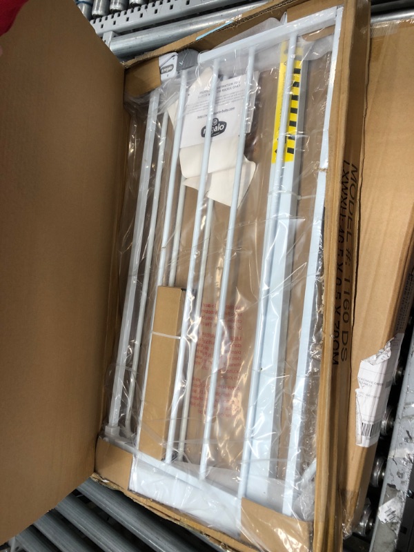Photo 1 of Regalo Easy Step 38.5-Inch Wide Walk Thru Baby Gate, Includes 6-Inch Extension Kit, 4 Pack Pressure Mount Kit, 4 Pack Wall Cups and Mounting Kit 38.5" Wide