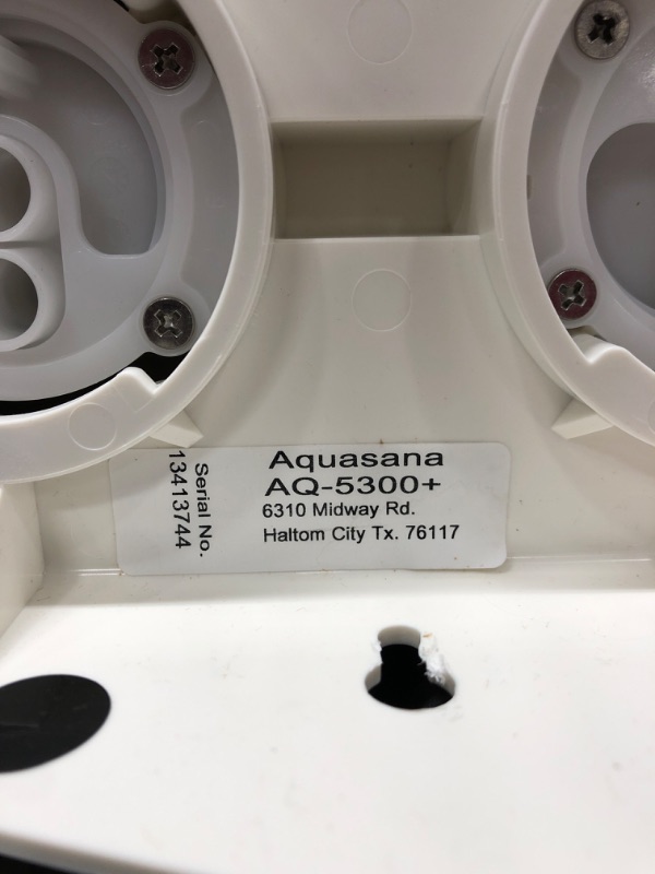 Photo 3 of Aquasana 3-Stage Max Flow Claryum Under Sink Water Filter System - Kitchen Counter Claryum Filtration - Filters 99% Of Chlorine - Chrome Faucet - AQ-5300+.56 , White