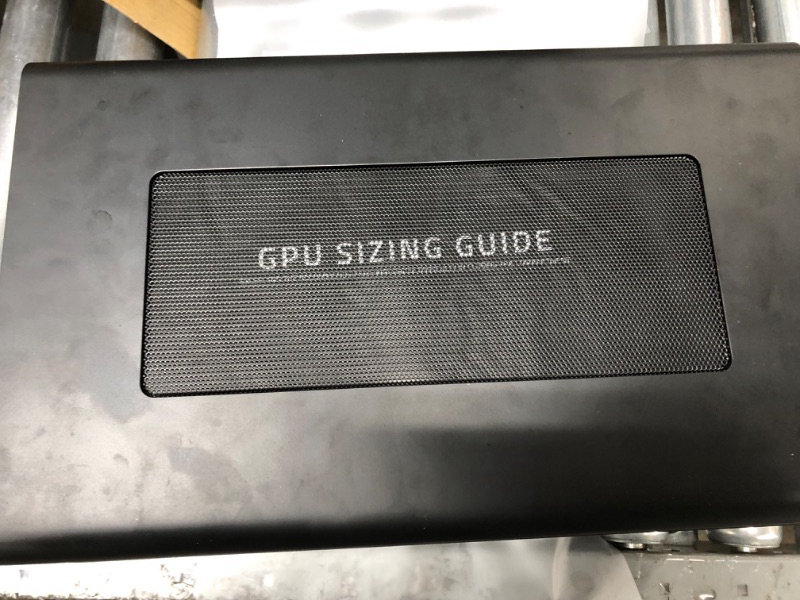 Photo 1 of Razer Core X Aluminum External GPU Enclosure (eGPU): Compatible with Windows & MacOS Thunderbolt 3 Laptops, NVIDIA /AMD PCIe Support, 650W PSU, Classic Black
