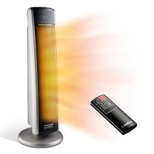 Photo 1 of Lasko 5586 Digital Ceramic Tower Heater with Remote, Dark Grey
