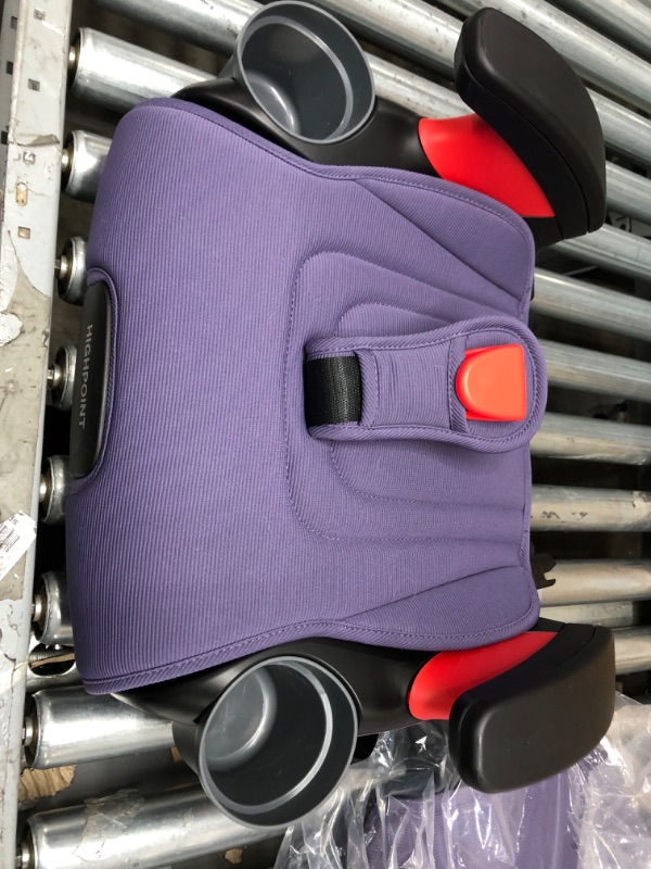 Photo 4 of Britax Highpoint Backless Belt-Positioning Booster Seat, SafeWash Purple Ombre
