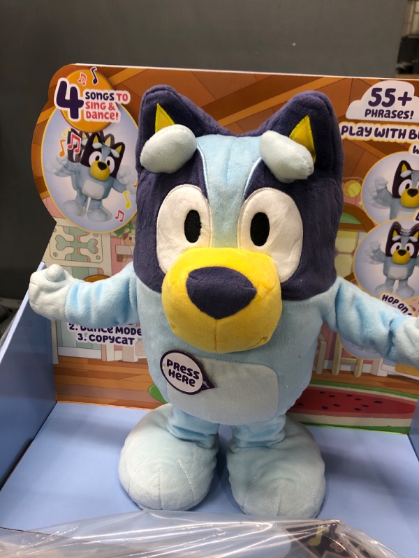 Photo 3 of Bluey Dance and Play 14" Animated Plush | Over 55 Phrases and Songs, Multicolor
Visit the Bluey Store