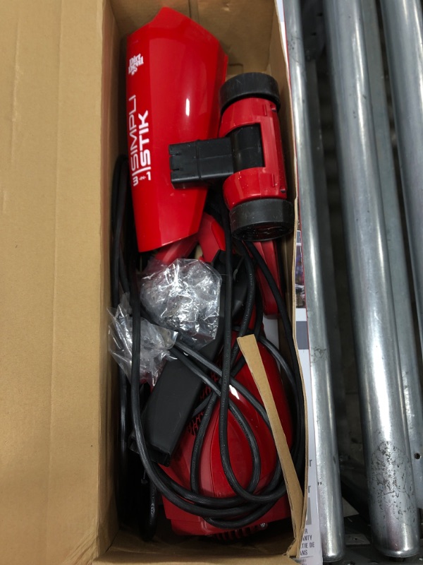 Photo 2 of Dirt Devil Simpli-Stik Vacuum Cleaner, 3-in-1 Hand and Stick Vac, Small, Lightweight and Bagless, SD20000RED, Red
