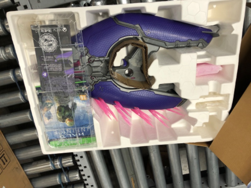 Photo 2 of NERF LMTD Halo Needler Dart-Firing Blaster, Light-Up Needles, 10-Dart Rotating Drum, 10 Elite Darts, Game Card with in-Game Content