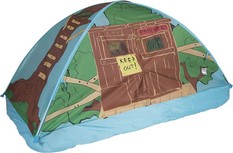 Photo 1 of Pacific Play Tents 19790 Kids Tree House Bed Tent Playhouse - Twin Size
