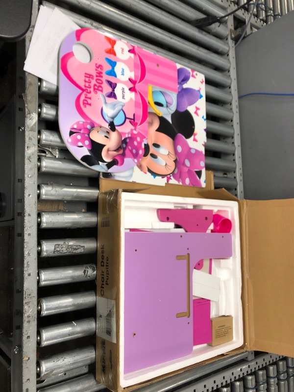 Photo 3 of Delta Children Chair Desk With Storage Bin, Disney Minnie Mouse
