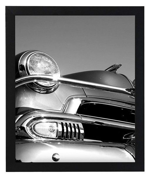 Photo 1 of Americanflat 18x24 Poster Frame in Black - Composite Wood with Polished Plexiglass - Horizontal and Vertical Formats for Wall with Included Hanging Hardware
