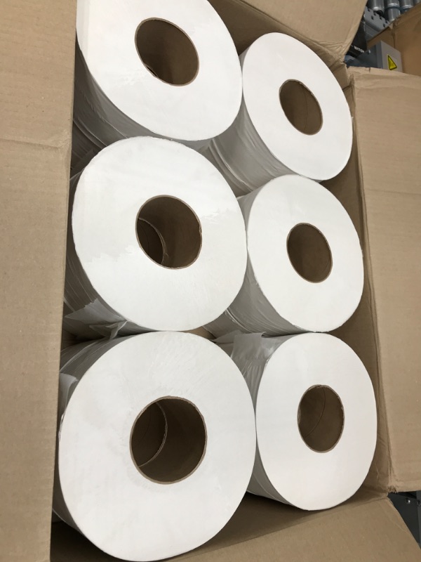 Photo 2 of #TJ 09 22A Jr. Jumbo Bath Tissue (3.55" x 1000' per roll) - 12/Case
