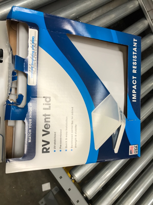 Photo 1 of Camco 40151 Replacement Vent Lid - Ventlilne Models 2008 & Up, White Ventline (2008 & Up Models) White