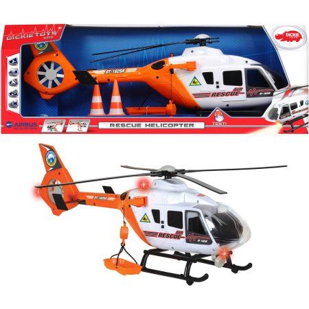 Photo 1 of Dickie Toys Hk Ltd - 25" Light and Sound Sos Rescue Helicopter with Moving Rotor Blades
