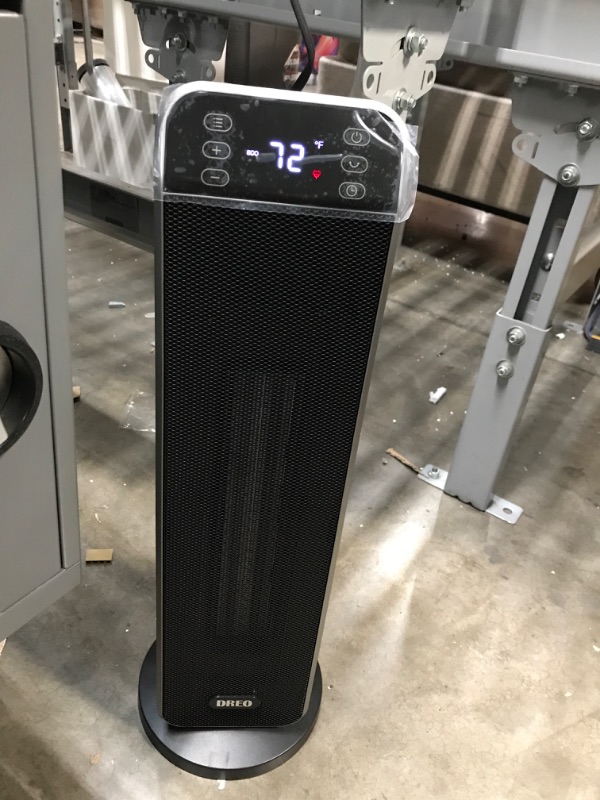 Photo 2 of Dreo 24" Space Heater, 10ft/s Fast Quiet Heating Portable Electric Heater with Remote, 3 Modes, Overheating & Tip-Over Protection, Oscillating Ceramic
