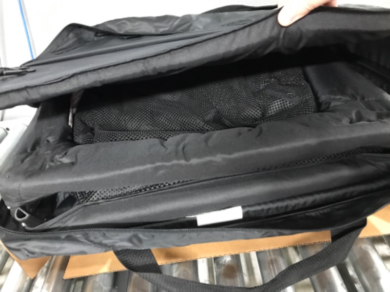Photo 1 of Dream On Me Travel Light Playard with Mesh Zipper Door in Black Black Playard with Zipper Door