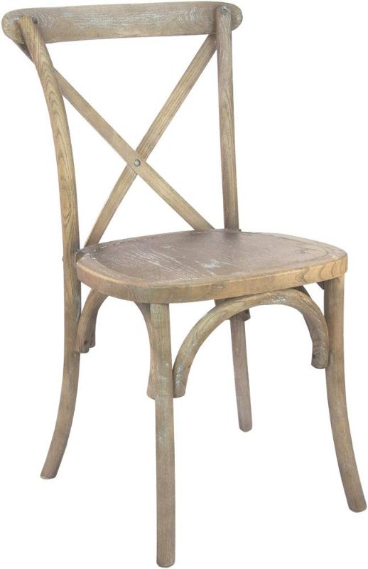 Photo 1 of Edgemod Cafton Crossback Chair in Weathered Oak  (1 Chair)