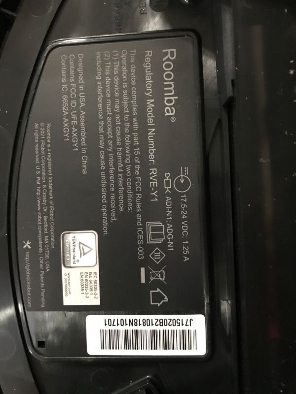 Photo 4 of iRobot® Roomba® j7 (7150) Wi-Fi® Connected Robot Vacuum - Identifies and avoids obstacles like pet waste & cords, Smart Mapping, Works with Alexa, Ideal for Pet Hair, Carpets, Hard Floors j7 w/ Visual Navigation & Obstacle Avoidance