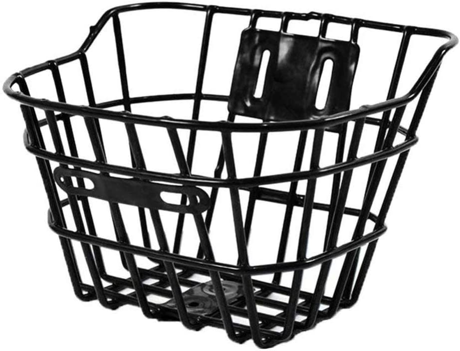 Photo 1 of  Bike Basket Front Handlebar Bicycle Bicycle Basket Detachable Bicycle Accessories Black