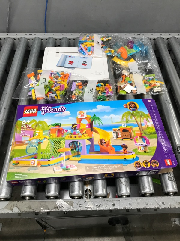 Photo 2 of LEGO Friends Water Park 41720 Toy Building Toy Set for Girls, Boys, and Kids Ages 6+ (373 Pieces) FrustrationFree Packaging