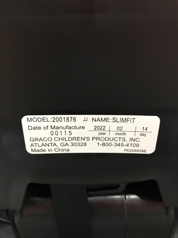 Photo 4 of Graco - Slimfit All-in-One Convertible Car Seat, Darcie