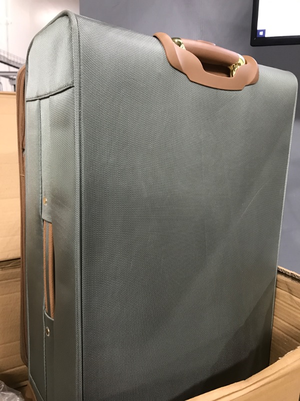 Photo 2 of ***U.S. Traveler Rio Rugged Fabric Expandable Carry-on Luggage Set, Green, 2 Wheel