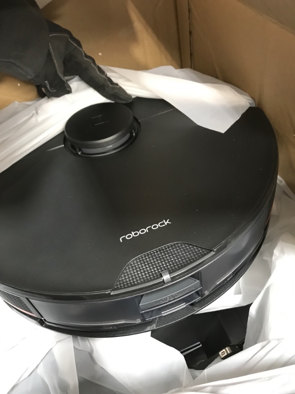 Photo 3 of ****BROKEN****DAMAGED***Roborock S7 MaxV Ultra Robot Vacuum and Mop, Auto Mop Washing with Empty Wash Fill Dock, Self-Emptying, Self-Refilling, ReactiveAI 2.0 Obstacle Avoidance, 5100Pa Suction, App Control, Works with Alexa