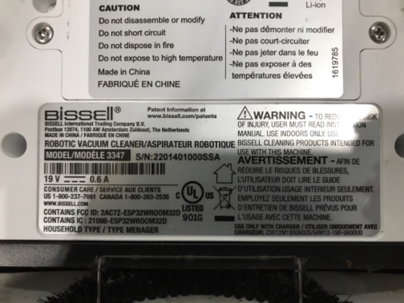 Photo 3 of *** USED ***Bissell SpinWave Pet Robot, 2-in-1 Wet Mop and Dry Robot Vacuum & Pet Multi-Surface Febreze Freshness for Crosswave and Spinwave (64 oz), 22951, 64 Ounce, 64 Fl Oz