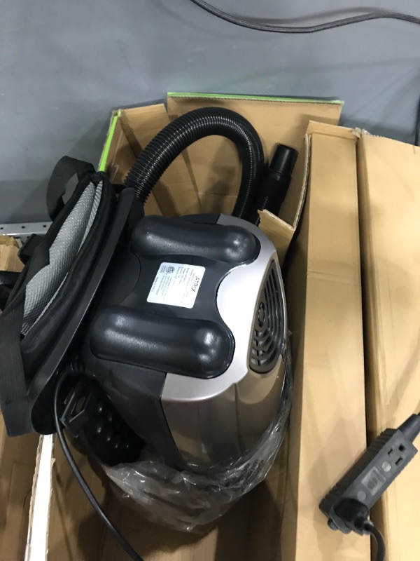 Photo 2 of Atrix VACBPAI Ergo PRO HEPA Backpack Vacuum, 8-Quart, Grey