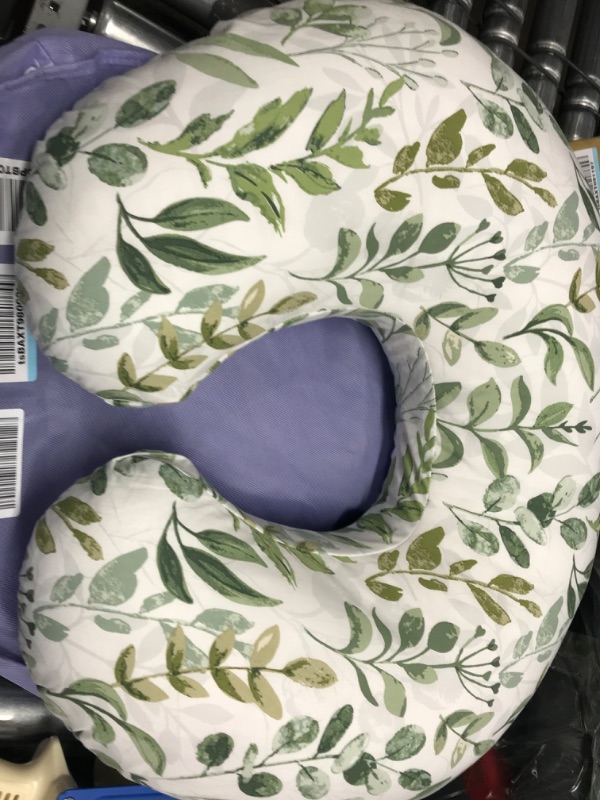 Photo 2 of Boppy Nursing Pillow and Positioner—Original | Green Foliage | Breastfeeding, Bottle Feeding, Baby Support | with Removable Cotton Blend Cover
