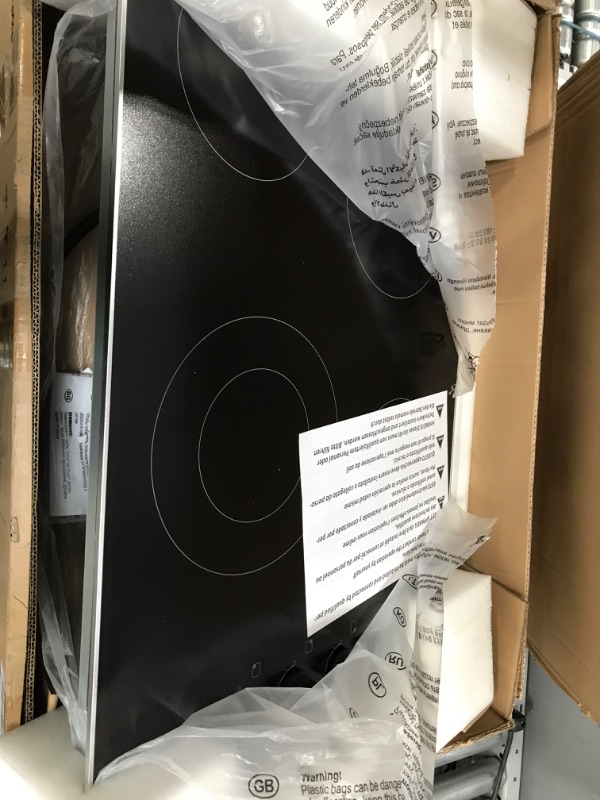 Photo 1 of Karinear 4 Burner Electric Cooktop 24 Inch, Built-in Electric Stove Top, 220-240v Electric Radiant Cooktop with Knob Control, Residual Heat Indicator, Over-Temperature Protection, Hard Wire(No Plug)