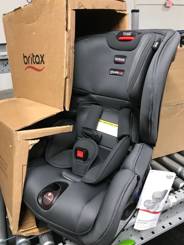 Photo 2 of Britax Boulevard ClickTight Convertible Car Seat, Cool N Dry Charcoal - Cooling & Moisture Wicking Fabric Boulevard Cool N Dry