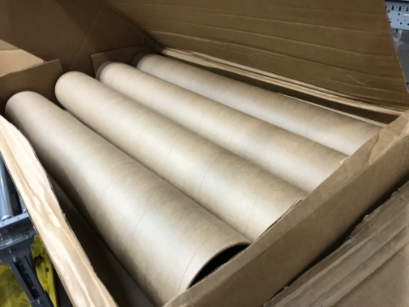 Photo 2 of Long Cardboard Poster Tubes for Shipping Blueprints, Artwork (37.5"l, 16Pack)
