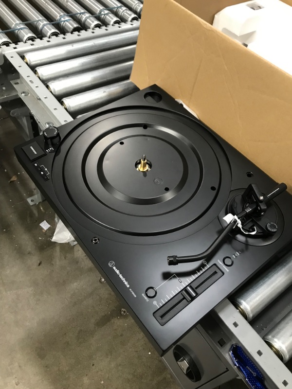 Photo 2 of Audio-Technica AT-LP120XUSB-BK Direct-Drive Turntable (Analog & USB), Fully Manual, Hi-Fi, 3 Speed, Convert Vinyl to Digital, Anti-Skate and Variable Pitch Control Black
