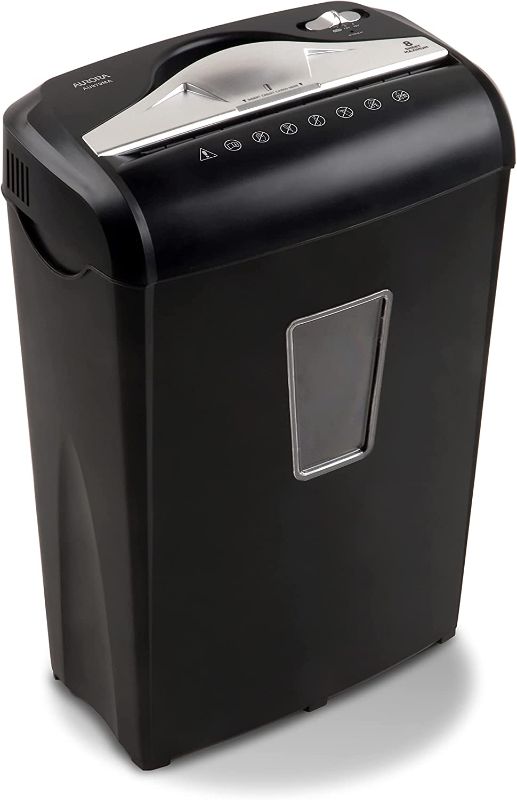 Photo 1 of Aurora AU870MA High-Security 8-Sheet Micro-Cut Paper Credit Card Shredder Black
