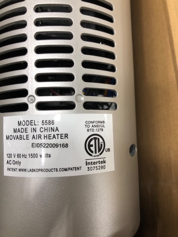 Photo 2 of *** TESTED*** Tall Tower 1500-Watt Electric Ceramic Oscillating Space Heater with Digital Display and Remote Control