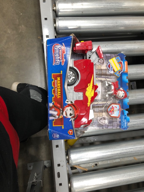 Photo 2 of Spin Master 6063585 PAW Patrol Rescue Knights Marshall Transforming Toy Car with Collectible Action Figure