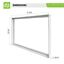 Photo 1 of 2x4 Foot White Surface Mounting Frame Kit For Led Flat Panel Light
