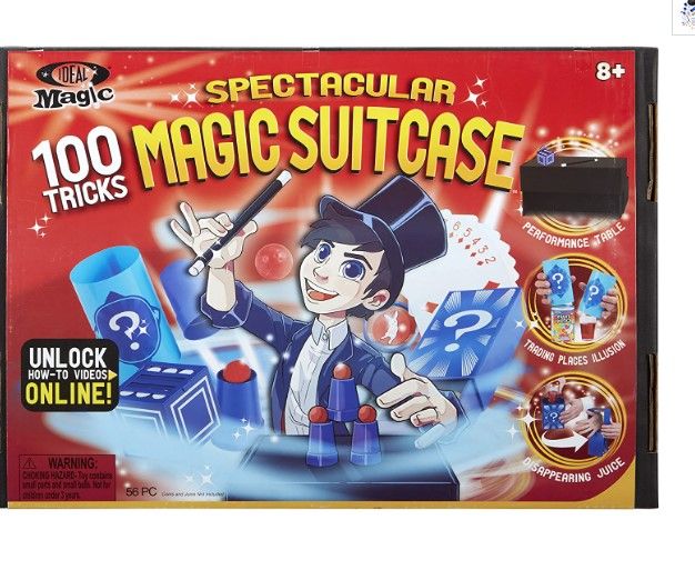 Photo 1 of Ideal Magic Spectacular Magic Suitcase , Red
