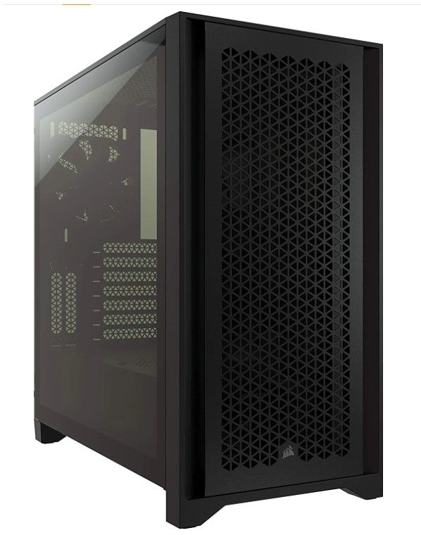 Photo 1 of Corsair 4000D Airflow Tempered Glass Mid-Tower ATX PC Case - Black
