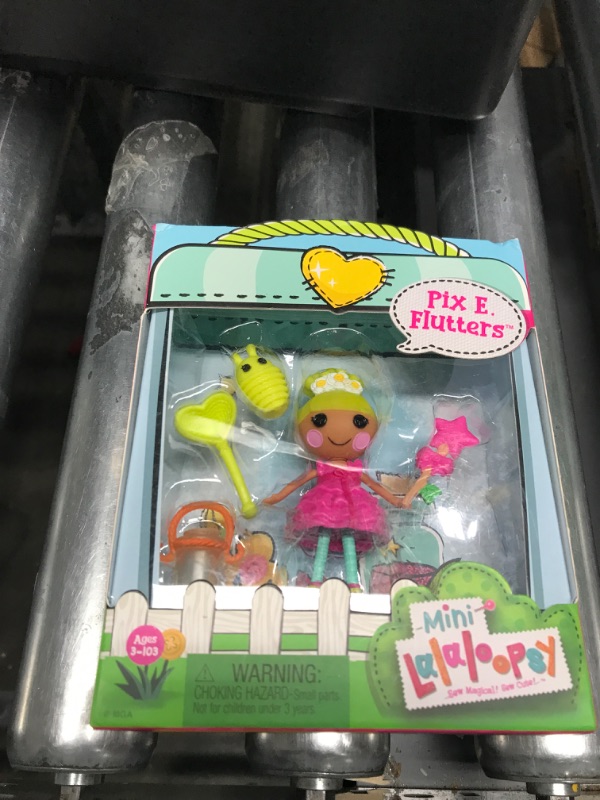 Photo 2 of Lalaloopsy Mini Doll - Pix E. Flutters with Mini Pet Firefly, 3" Fairy Doll with Accessories, in Reusable House Package playset, for Ages 3-103,Multicolor,579052