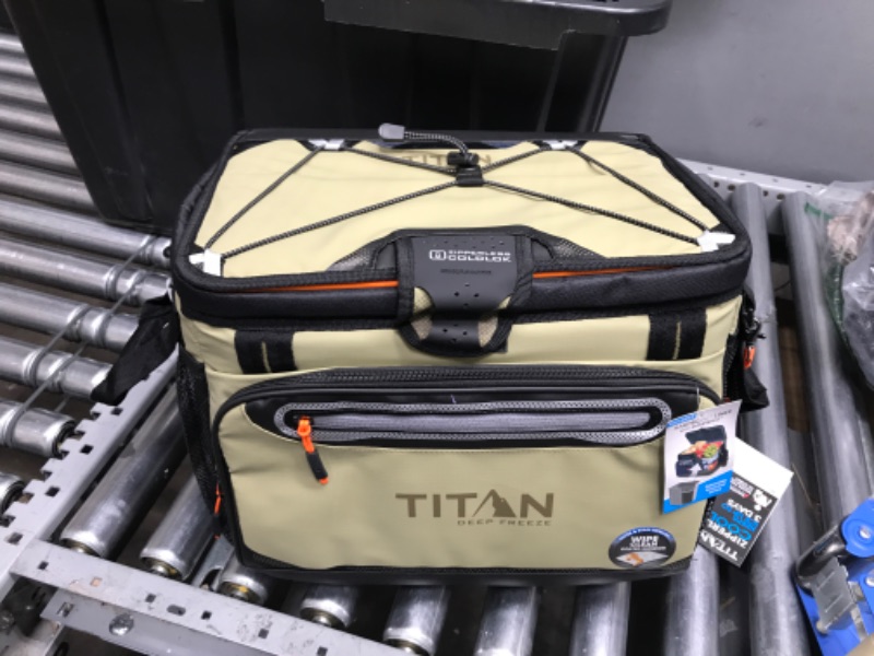 Photo 2 of Arctic Zone Titan Deep Freeze Zipperless Hardbody Coolers - Sizes: 9, 16, 30 and 48 Can - Colors: Navy, Moss, Process Blue, Pine, Citrus, Gray, Blue Lagoon
