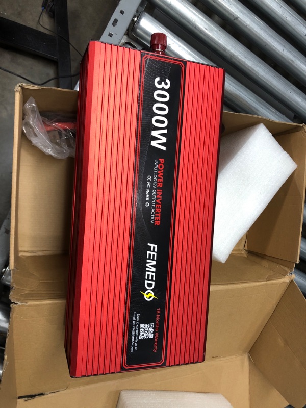 Photo 2 of femedo power inverter 12v 110v60hz 3000w