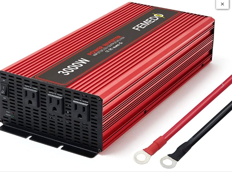 Photo 1 of femedo power inverter 12v 110v60hz 3000w