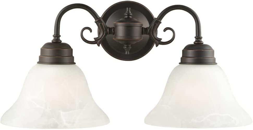 Photo 1 of Design House 514471 Millbridge 2 Light Wall Light, Oil Rubbed Bronze
