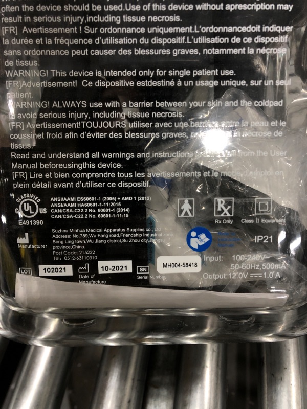 Photo 1 of Cold Therapy Machine Gen 1 by Arctic 8 - Ice Circulation System with Large Adjustable Cryo Cuff for Knee, Shoulder, Ankle, Neck Pain and Recovery After Surgery – Cryotherapy Freeze kit with Pump
