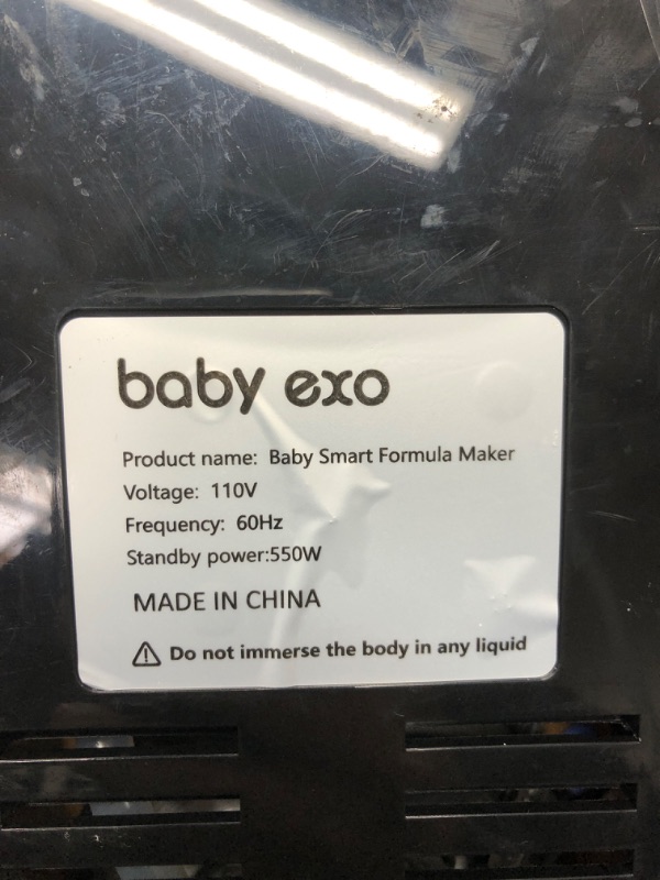 Photo 4 of BabyEXO Formula Milk Dispenser Automatic Electric Formula Mixer Warmer Smart Milking Machine for Baby - Easily Make Bottle with Automatic Powder Blending
