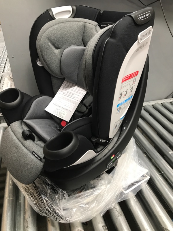 Photo 1 of Evenflo Gold Revolve360 Rotational AllinOne Convertible Car Seat Swivel Car Seat Rotating Car Seat for All Ages Swivel Baby Car Seat ModeChanging 4120lb Car Seat and Booster Car Seat, Moonstone
