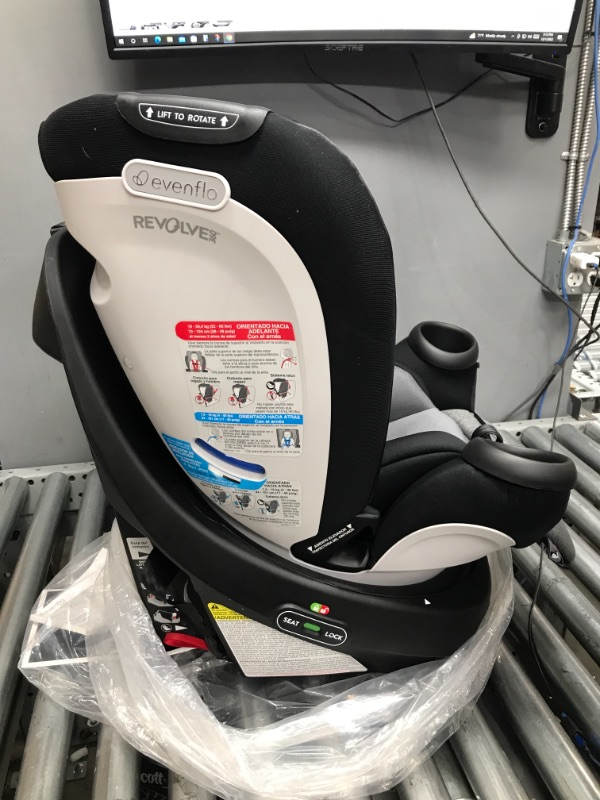 Photo 1 of Evenflo Gold Revolve360 Rotational AllinOne Convertible Car Seat Swivel Car Seat Rotating Car Seat for All Ages Swivel Baby Car Seat ModeChanging 4120lb Car Seat and Booster Car Seat, Moonstone
