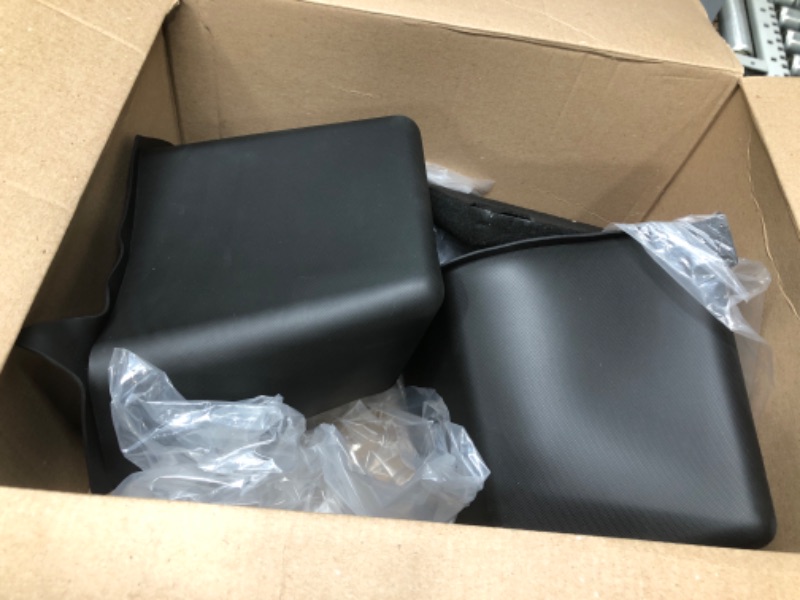 Photo 1 of Kingna Fit Tesla Model Y 2020 2021 2022 2023 Rear Trunk Storage Box Trunk Organizer Side Packets Tray Bins For Tesla Model Y Accessories (5-Seater, Ordinary) 5-Seater Ordinary