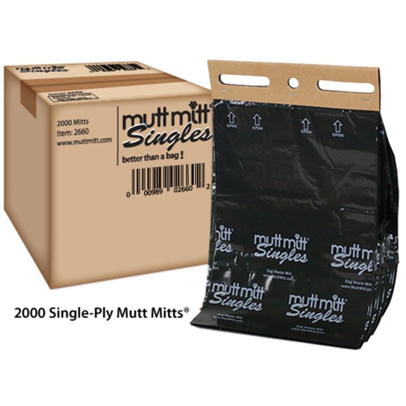 Photo 1 of 2660 2 Ply Waste Bags Singles - 2000 per Case
