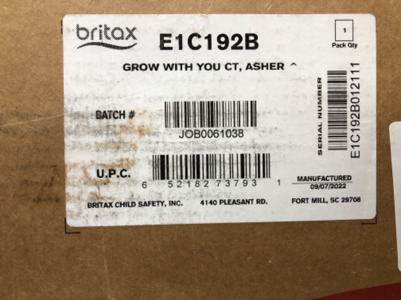 Photo 6 of Britax Grow with You ClickTight Harness-2-Booster Car Seat, Asher ClickTight Asher