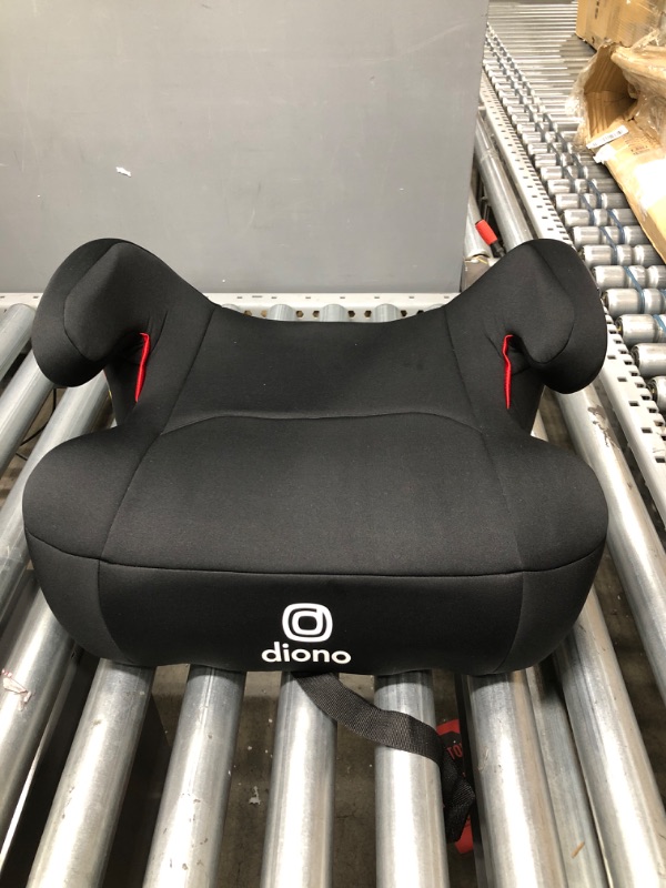 Photo 1 of Diono Solana 2 No Latch, XL Lightweight Backless Belt-Positioning Booster Car Seat, 8 Years 1 Booster Seat, Black NEW! Vehicle Belt Connect Single Black