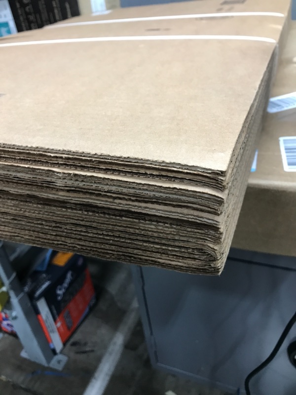 Photo 3 of AVIDITI Flat Corrugated Cardboard Boxes 20" L x 20" W x 4" H, 10-Pack | Shipping Box, Packing, Storage and Moving, 20x20x4 20204
